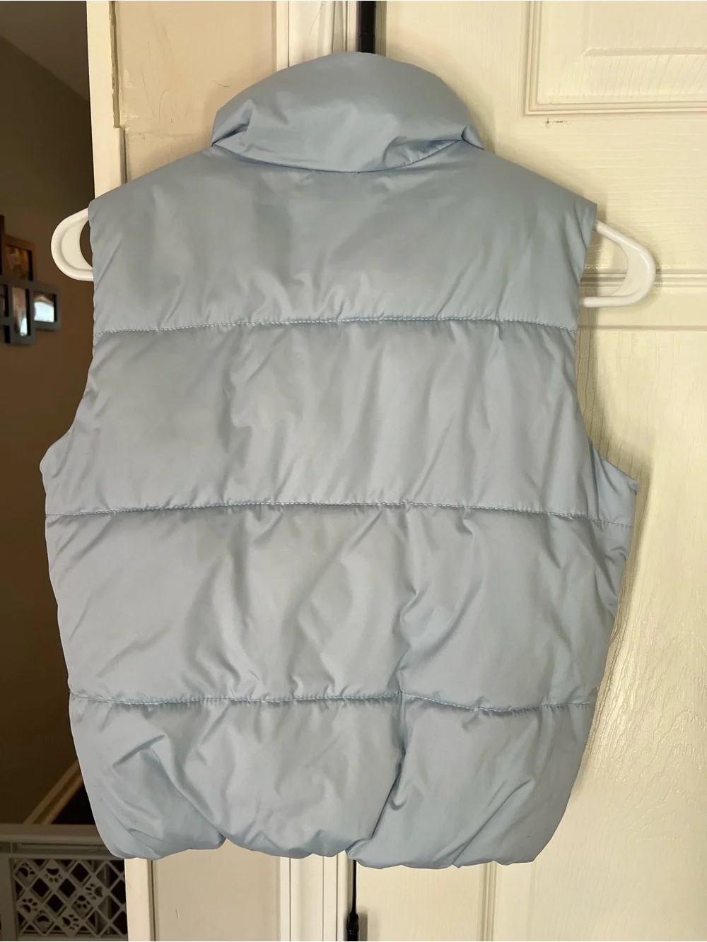 Old Navy Light Blue Puffer Vest for Girls size 8